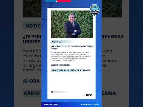 Entrevista radio Maray - región de Atacama