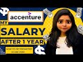 My Salary At Accenture Promotion After 1 Year Current Salary Revealed