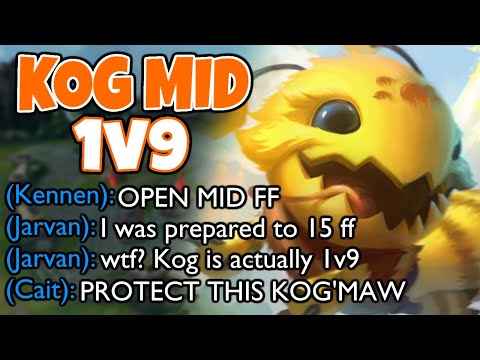 My team was ready to SURRENDER, but KOG'MAW MID can 1v9 WHEN FED | Challenger Kog'maw Mid | 11.12