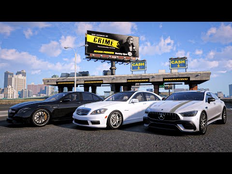 ► GTA 6 4K Graphics Concept - 2021 Newest Mercedes Gameplay - C63S, E63S, AMGGT, GT63S, S65 AMG