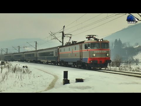 Trenuri în Zăpadă în Gara Năsăud 🚊❄ Trains in Snow in Năsăud Railway Station - 22 & 23 Ianuarie 2026