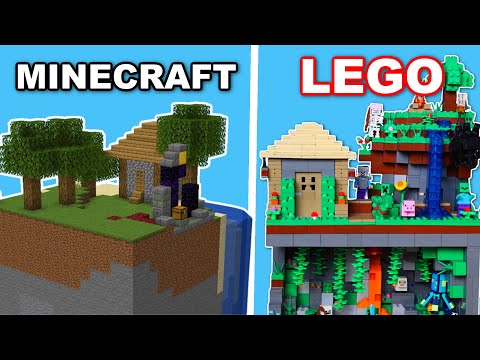 Building a Minecraft World out of LEGO...