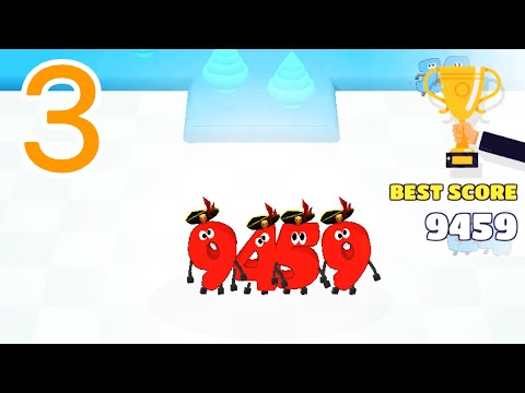 🏆 Number.io 3D / Gameplay / Part 3