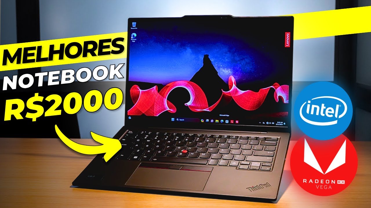 TOP 7 MELHORES Notebook até R$2000 CUSTO BENEFÍCIO em 2024!!! - BOM e BARATO