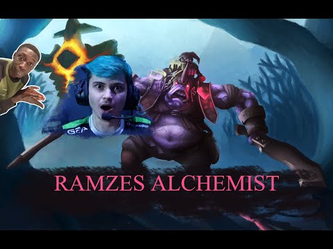 LEARN FROM RAMZES how to play alchemist💰😡 !godlike alch with fast radiance !dota 2 gameplay !