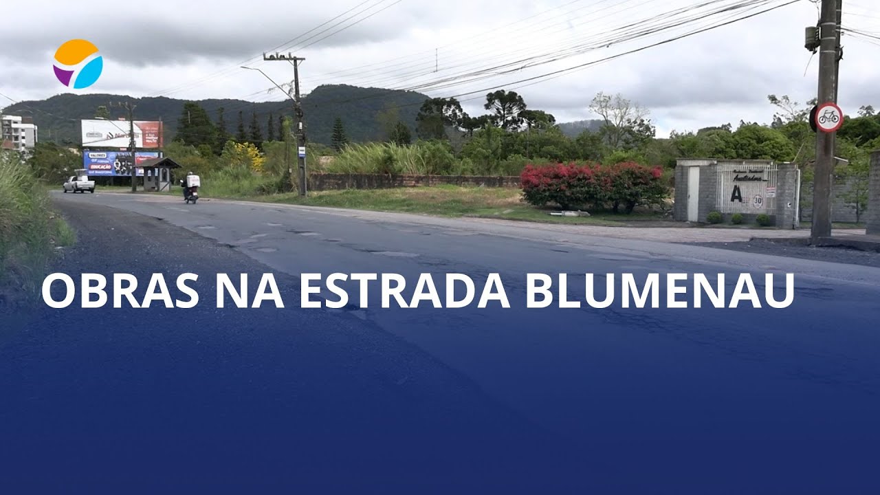 Obras na Estrada Blumenau devem começar em novembro