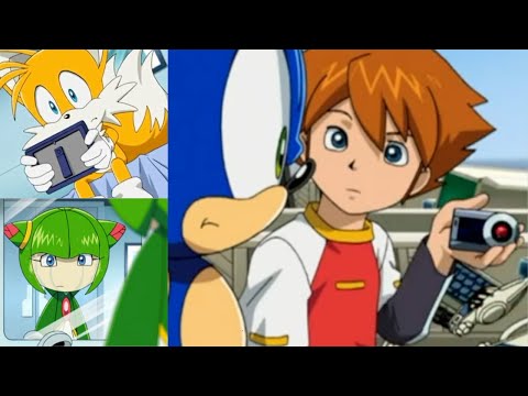 Sonic X Comparison: Chris Explains To Sonic About The Metarex's Plans (Japanese VS English)