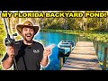Fishing My NEW Florida BACKYARD POND For The FIRST TIME Didn T Expect This