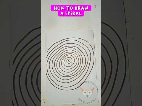 How To Draw a Spiral #drawing #drawings #artdrawing #art #easydraw #landscapedrawing #letsdraw