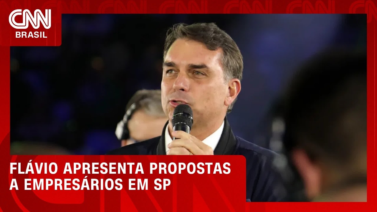 Eleições 2026: Flávio Bolsonaro apresenta propostas a empresários de SP em jantar | CNN 360°