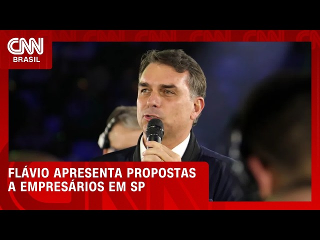 Eleições 2026: Flávio Bolsonaro apresenta propostas a empresários de SP em jantar | CNN 360°