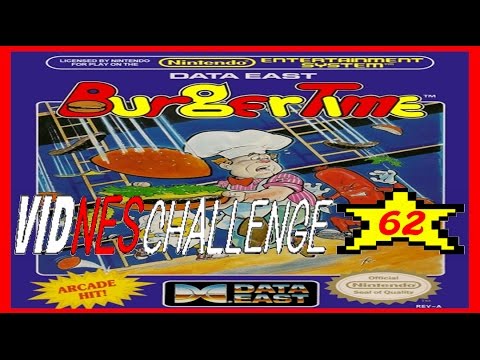 VidNesChallenge #62 Burgertime - Suggéré par Klassicagame