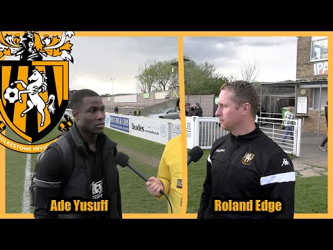Reaction | Roland Edge & Ade Yusuff | Folkestone Invicta 2-2 Corinthian-Casuals