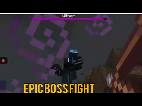 Slay the Epic Wither Boss in Minecraft #Gameplay