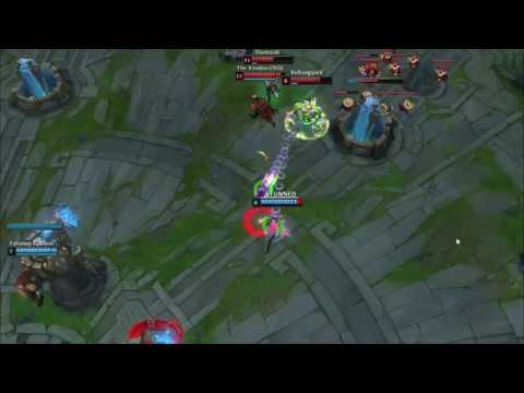 Interesting Katarina E mechanic vs Blitzcrank Q