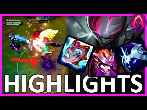 AP Shaco Jungle with DEMONIC Embrace patch 13.4? - S13 OTP SHACO HIGHLIGHTS