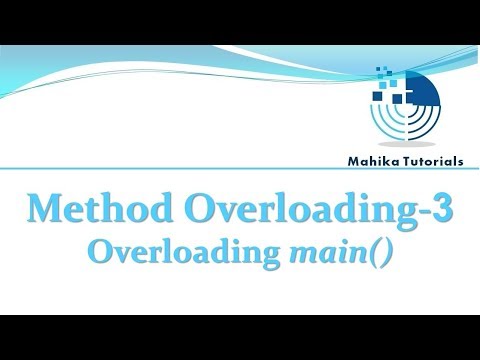 Core Java 24 Method Overloading Overloading Main