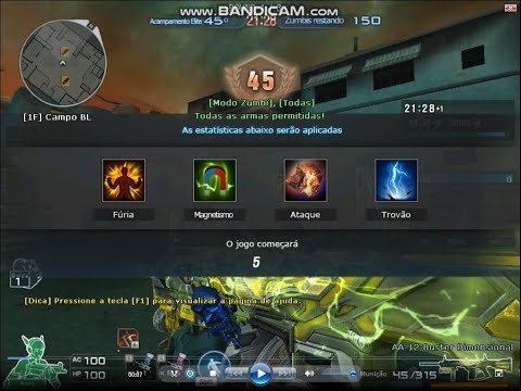 Crossfire jmf Caos 45 solo (só de AA-12 - Buster Dimensional Lv.1)