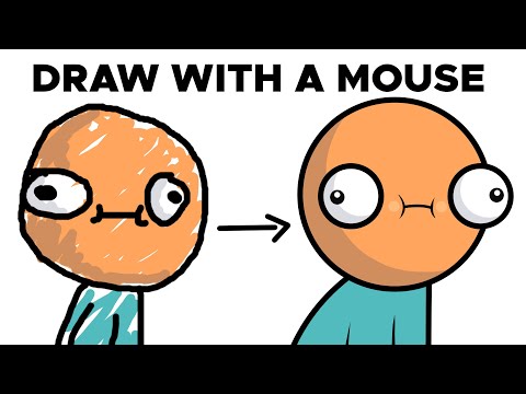 YouTube video about: How to draw on a computer with a mouse?