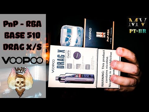 CONSTRUÇÃO E MONTAGEM PNP RBA DRAG X/DRAG S VOOPOO- BASE ADAPTADORA PINO 510 - PORTUGUÊS - BR