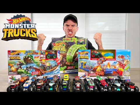 NOVOS HOT WHEELS MONSTER TRUCKS - Brancoala