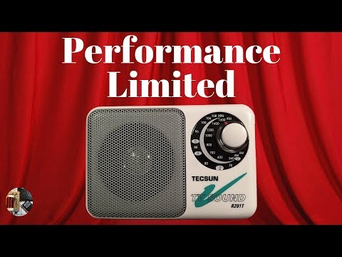 Tecsun R201T AM FM TV Band Portable Radio Review