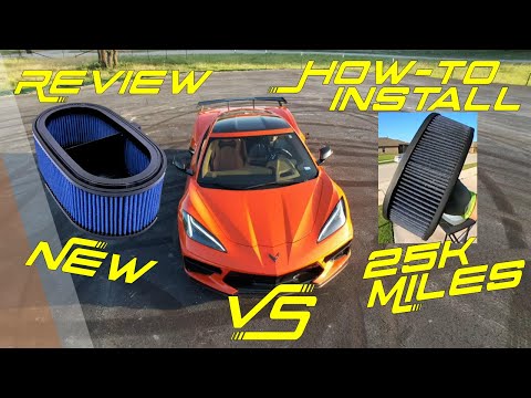 25,000 Miles Later: Reviewing C8 Corvette Attack Blue Air Filter!