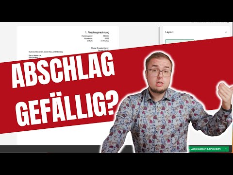Abschlag gefällig? Abschlagsrechnungen in LEXoffice für DATEV Unternehmen online erstellen