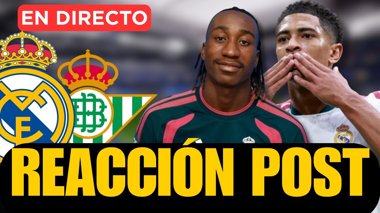 ¡BETIS - REAL MADRID EN DIRECTO! Reacción post con Mourinho y el pleno antes de Champions