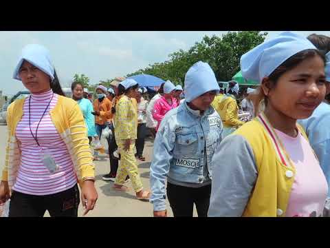 Factory Workers Lunch Break