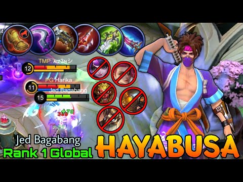 Deadly Shadow Hayabusa the Sushi Master (Purple) - Top 1 Global Hayabusa by Jed Bagabang - MLBB