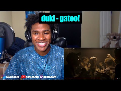 my FIRST time HEARING him! DUKI - Goteo (Video Oficial) | reaction