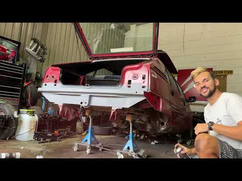 RESTO UPDATE! I painted my Citroen BX 16 Valve with rattle cans!