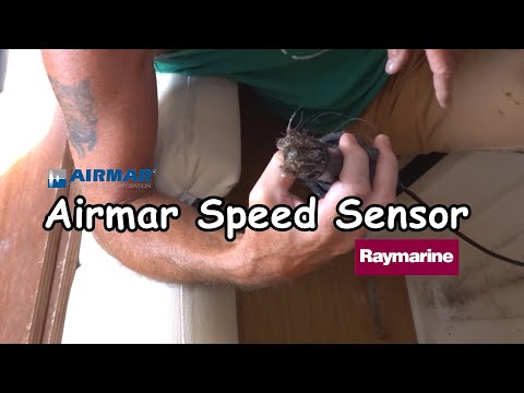 How to remove a paddlewheel, Speed & Temp Sensor for Cleaning | Raymarine