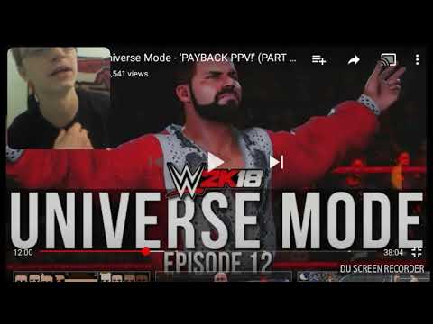 Bobby Roode vs kassius Ohno WWE 2k18 universe mode gore and Perkins payback part 2 reaction
