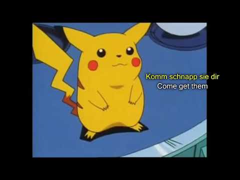 Pokemon Deutsch Titelsong [German and English subtitles]