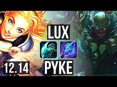 LUX & Neeko vs PYKE & Kalista (SUP) | 11/0/11, 3.8M mastery, Legendary | KR Diamond | 12.14