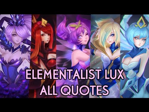 ELEMENTALIST LUX - ALL QUOTES (ENGLISH) (ON SCREEN)