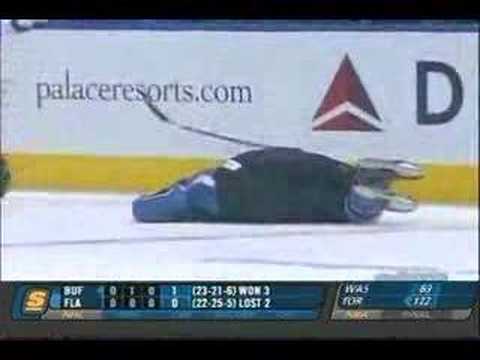 Ruutu Hits Kovalchuk - Pens at Thrashers - Jan 30 08