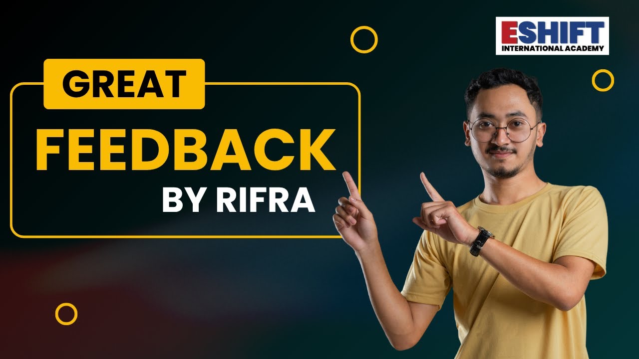 RIFRA SHARES HER FEEDBACK ABOUT OUR ENGLISH COURSE | ONE OF OUR STUDENTS | ESHIFT