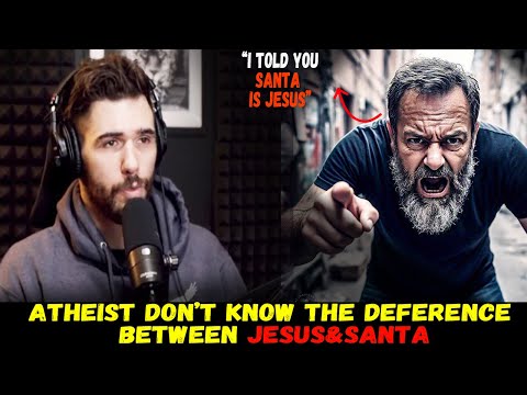 Atheist Can't Tell The Difference Between Jesus & SANTA #davidwood #bigjonsteel #christmasseason