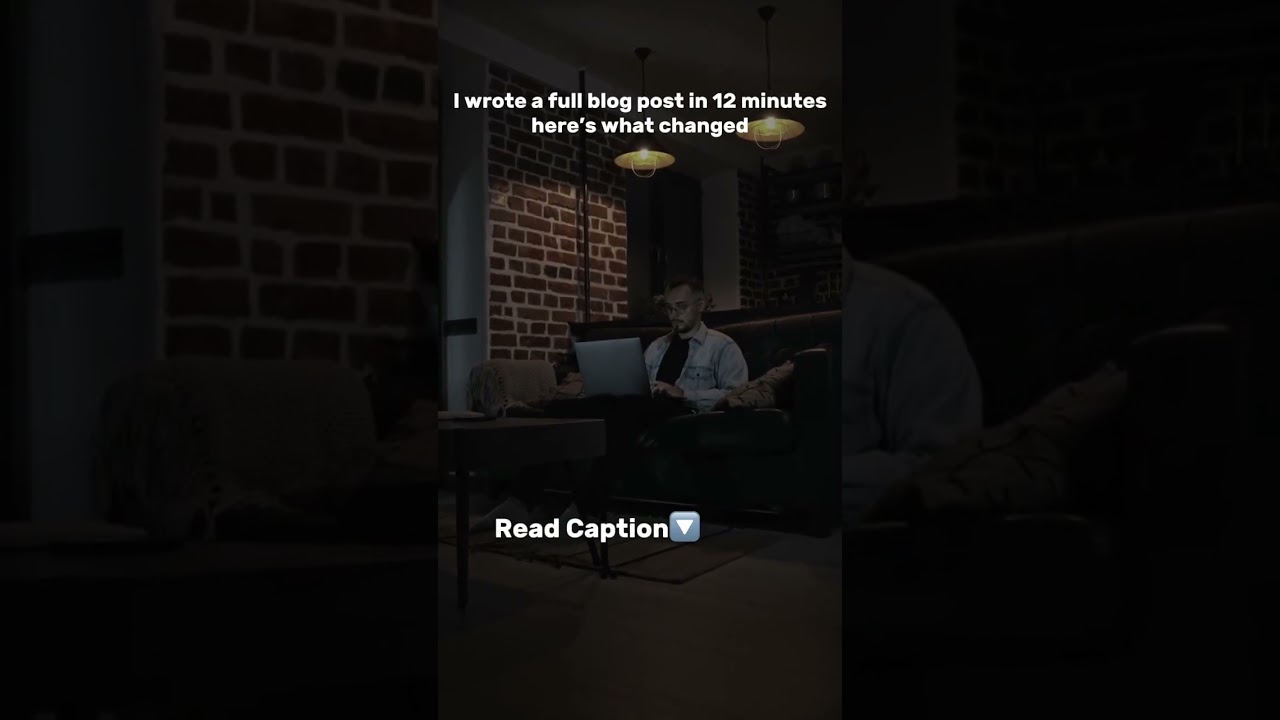 I wrote a full blog post in 12 minutes