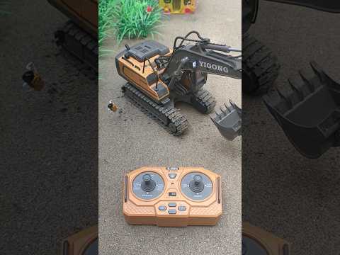 RC EXCAVATOR YIGONG AGES6+ 11CH UNBOXING. FIRST TEST!! #shorts #crazythink #excavator