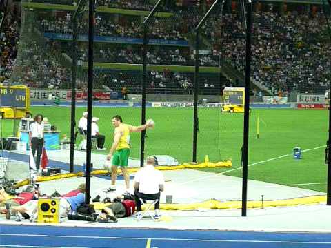 Virgilius Alekna finale first throw