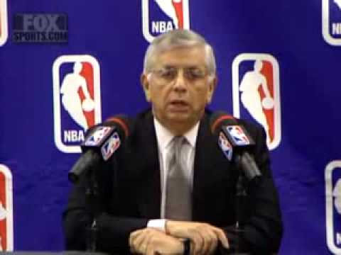 David Stern anuncia as punições aos envolvidos na briga de Detroit