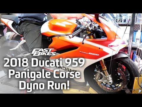 2018 Ducati 959 Panigale Corse - Dyno Run!