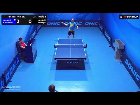 19:15 Hennadii Yurchenko  - Anatolii Levshyn 09.07.2023 TT Euro.Cup Women Ukraine Master. TABLE 4