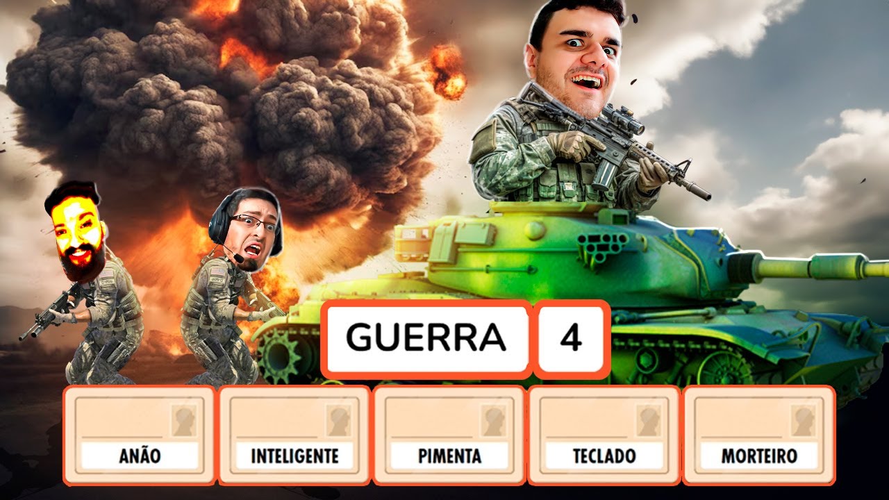 CODENAMES mas o clima é de GUERRA entre os guri!!