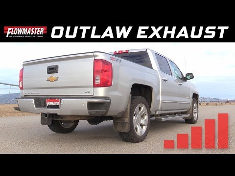 2014-19* GM Silverado/Sierra 1500 5.3L - Outlaw Extreme Cat-Back Exhaust System 817916