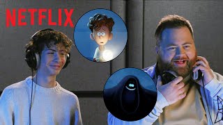 In The Booth with Jacob Tremblay and Paul Walter Hauser | Orion and the Dark | Netflix